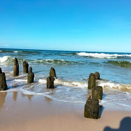 Baltica Polnische Ostsee Mit Jakuzzi 2 Meter Hoher Zaun Haustiere Herzlich Willkommen Ferienhaus Sieroslaw (Kamien)